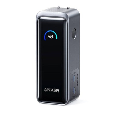 Anker 9600mAh 65W Prime Power Bank Fusion - Black: Dual Device Charging, 240V Output