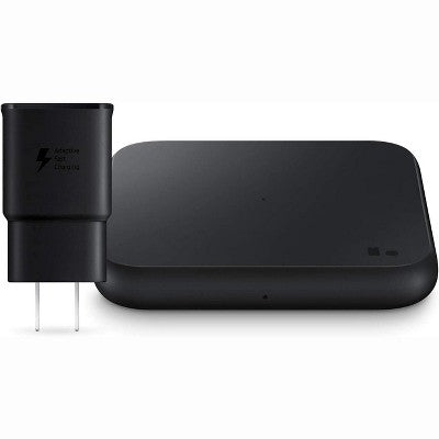 Samsung Wireless Charger Fast Charge Pad for Qi-Enabled Phones, 2021 - Black